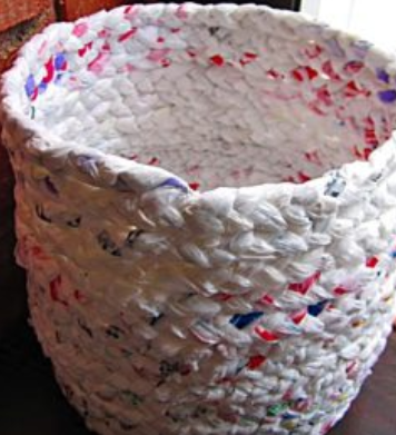 Don't throw that plastic in the trash! Links here on all kinds of creative ways upcycle that plastic.